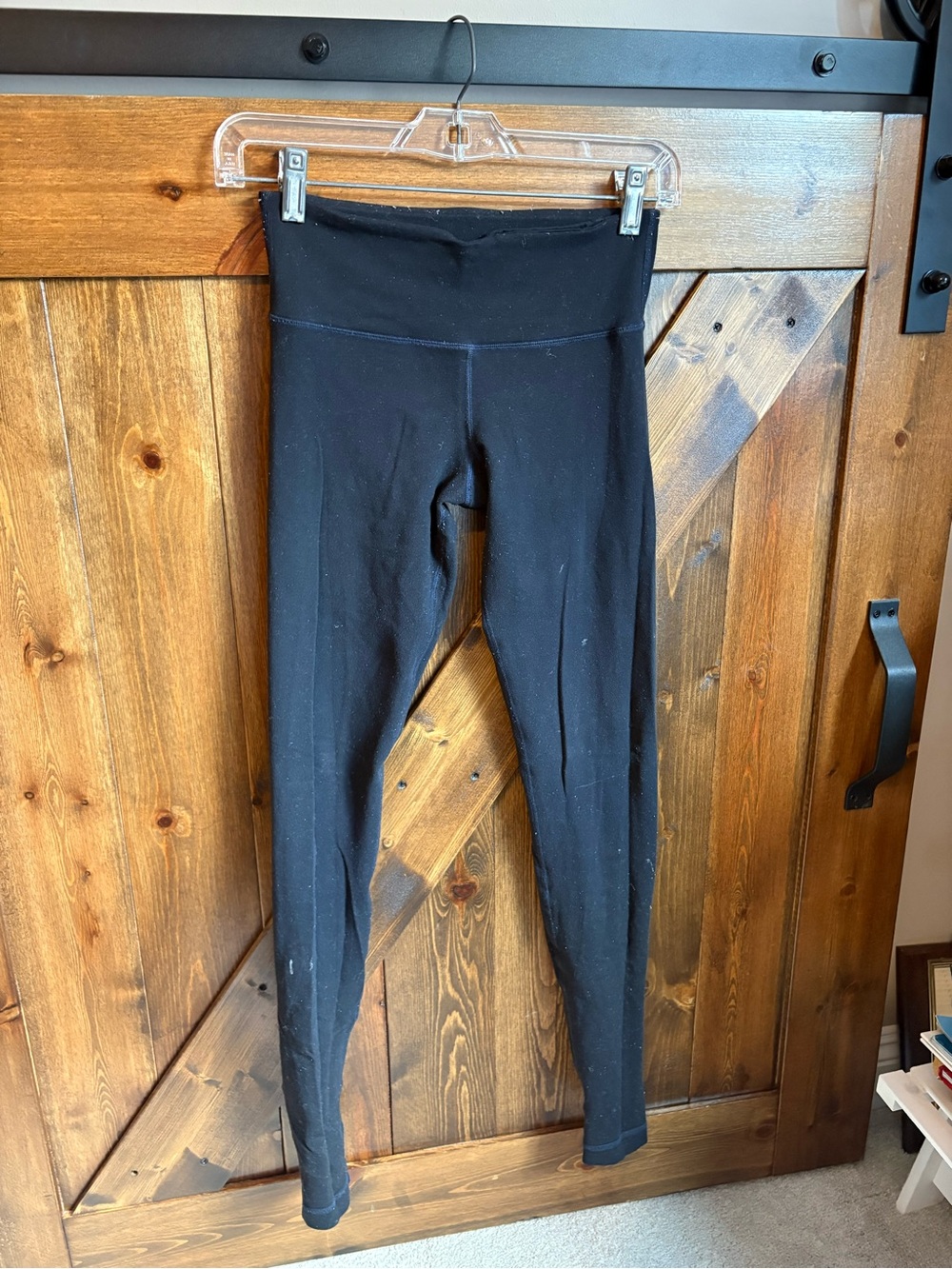 Lululemon Athletica Black Mid-Rise Wunder Under Leggings
